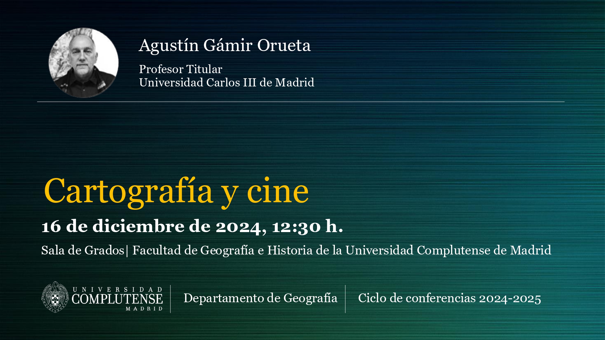 Conferencia Agustín Gámir